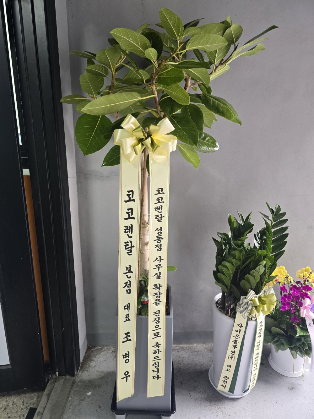 코코렌탈 성동점 사업장 확장 기념 방문
