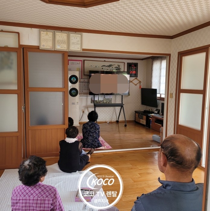 영암군 운동마을회관, 지역역량 강화 위한 65인치 대형 TV 설치 완료…코코렌탈 광주 광산점 참여