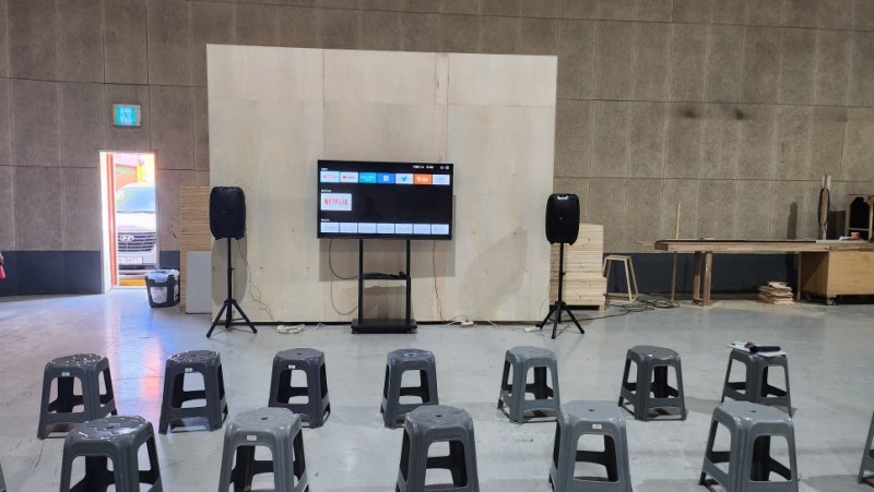 촬영장에서도 활약하는 대형 TV…코코렌탈, 콘텐츠 제작 현장 맞춤형 단기렌탈 서비스 제공
