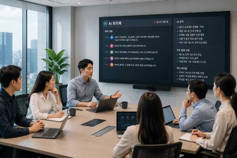 [ 연재3 ] AI가 회의록을 대신 쓰는 시대… 기업 업무는 어떻게 달라질까?