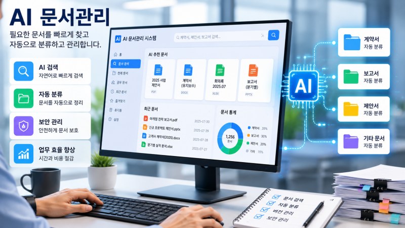 [연재4]AI가 문서를 찾고 분류하는 시대… 기업 문서관리는 어떻게 달라질까?