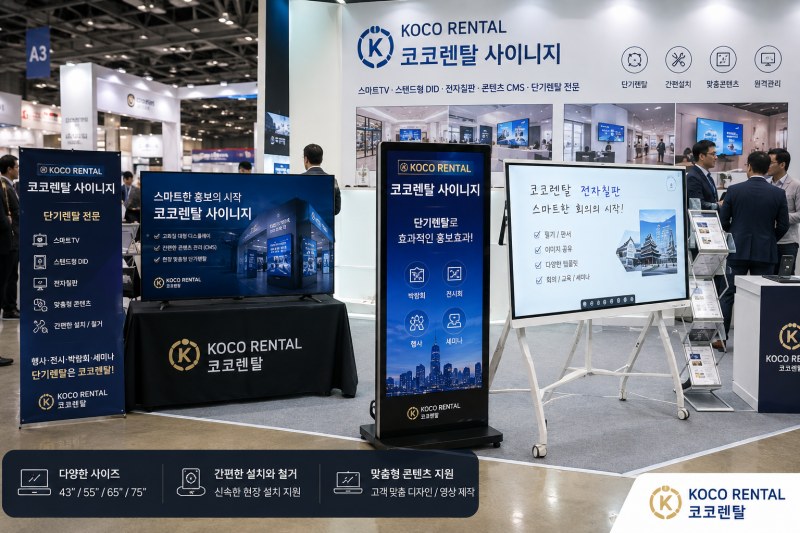 [사이니지 인사이트 11] 코코렌탈 사이니지, 2026년 본점 시범운영… 2027년 전국 지점 사업화 추진