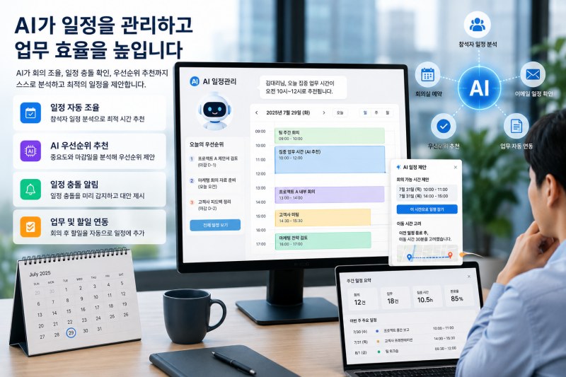 [연재5] AI가 일정까지 관리하는 시대… 기업 업무는 어떻게 달라질까?