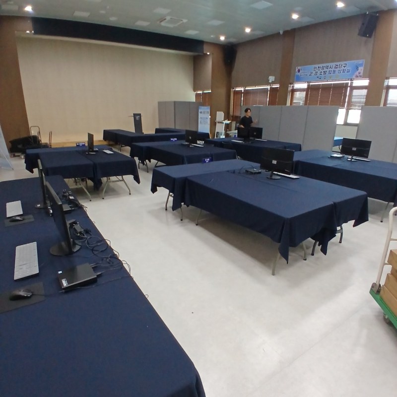 인천 구청 을지훈련용 컴퓨터렌탈