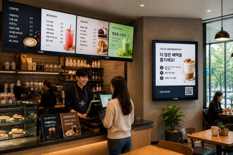 [ 사이니지 인사이트 6 ]  카페와 음식점은 왜 디지털 메뉴보드와 스마트TV를 선택할까?