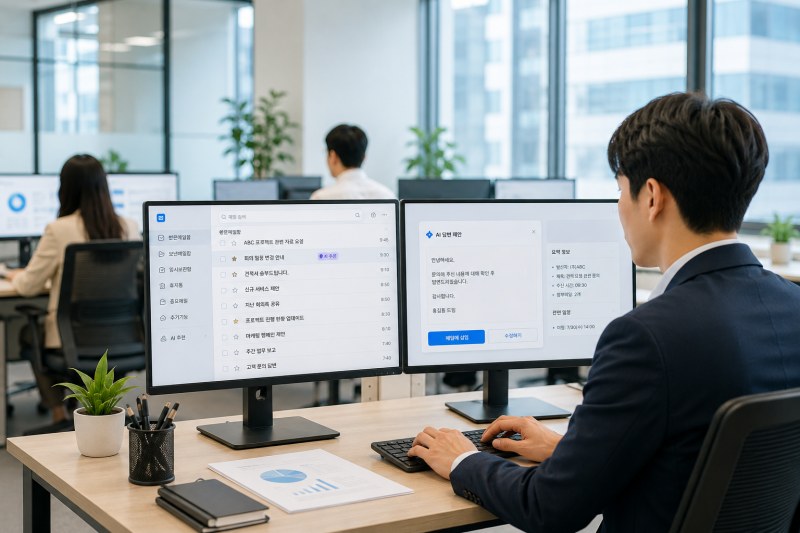 [AI 사무환경 리포트6] AI가 이메일을 정리하고 답변까지 제안하는 시대… 기업 커뮤니케이션은 어떻게 달라질까?