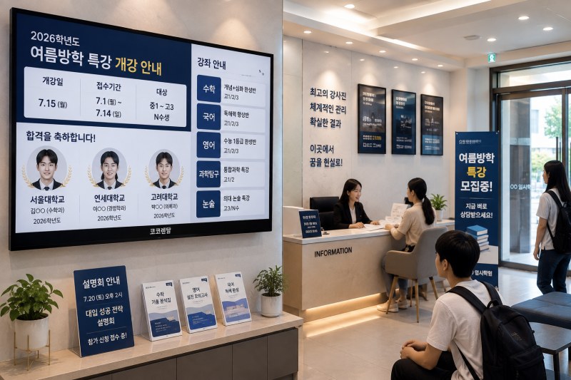 [사이니지 인사이트 8]학원 디지털 사이니지, 학생과 학부모를 사로잡는 스마트 홍보 전략